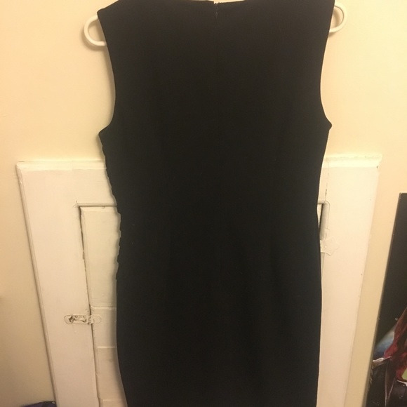 black bodycon calvin klein dress size 8 - Picture 3 of 4